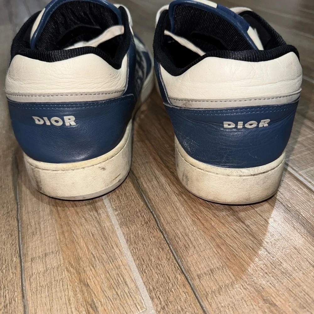 Dior B30 Countdown Sneaker in Blue and Cream - Picture 4 of 8
